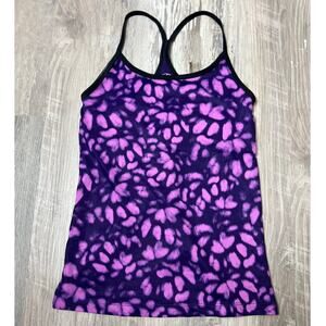 C9 by Champion Athletic Tank Top Purple Pink Print Workout Top Size S